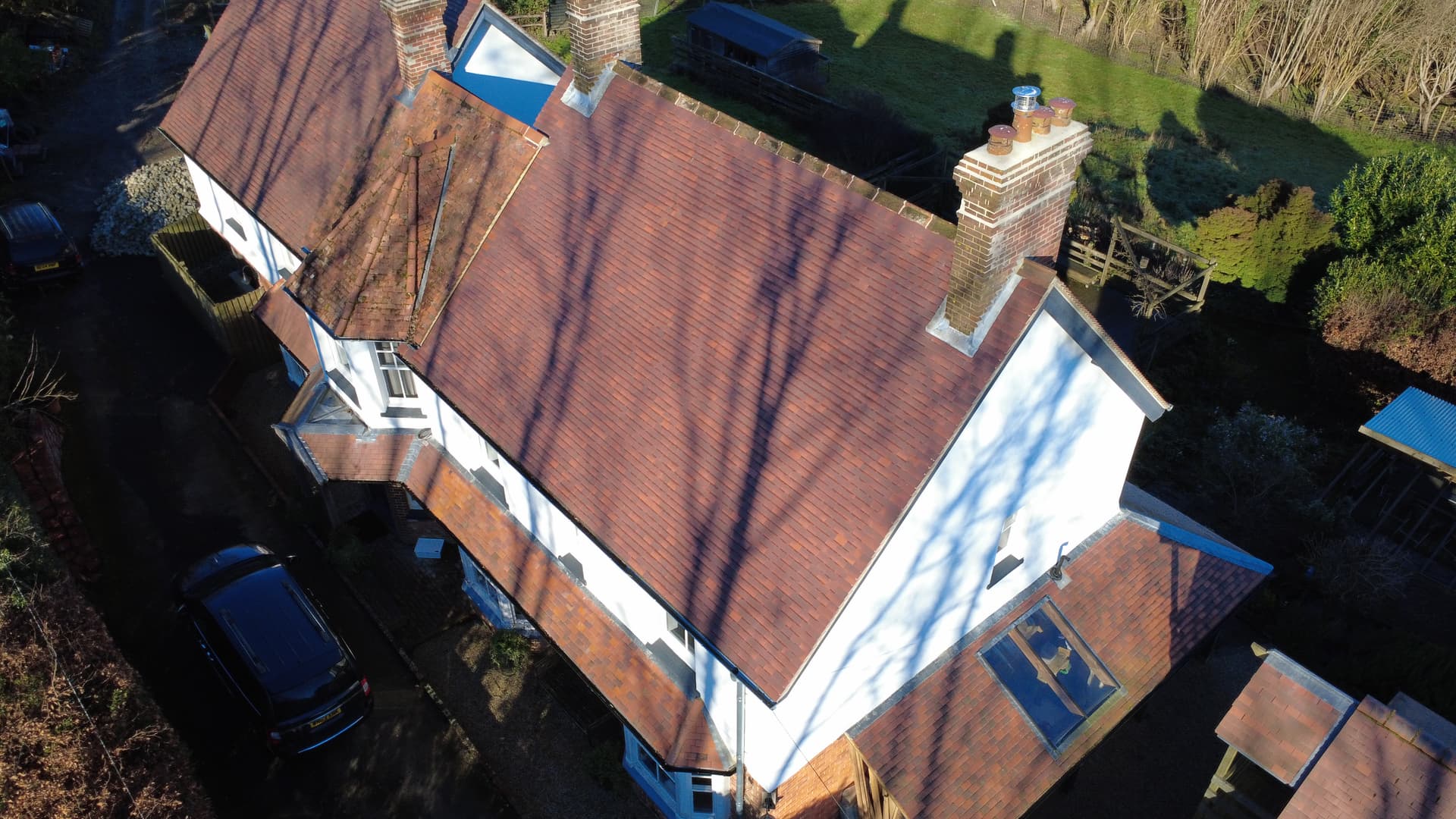 Clay tiles flaking and splitting